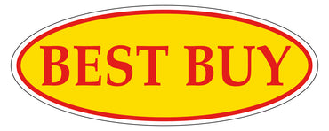 Oval Window Sticker (Red/Yellow)