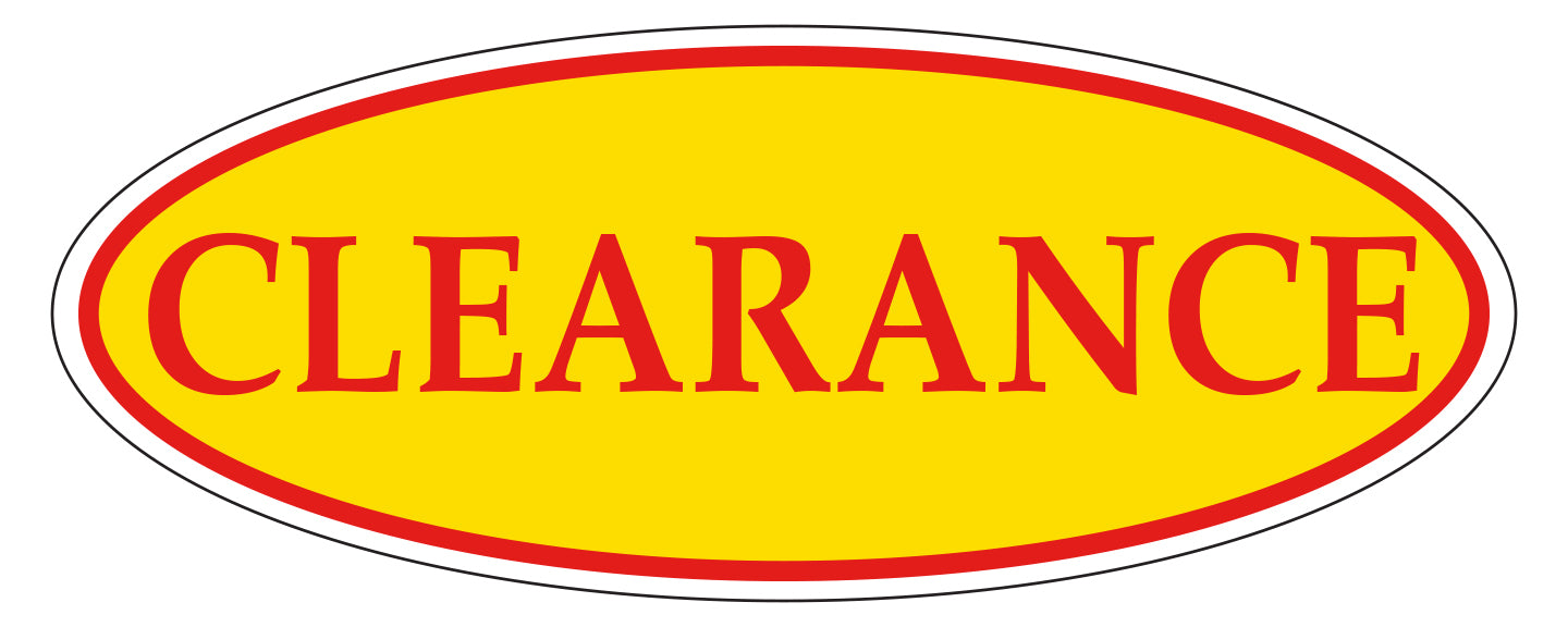 Oval Window Sticker (Red/Yellow)