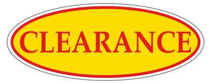 Oval Window Sticker (Red/Yellow)