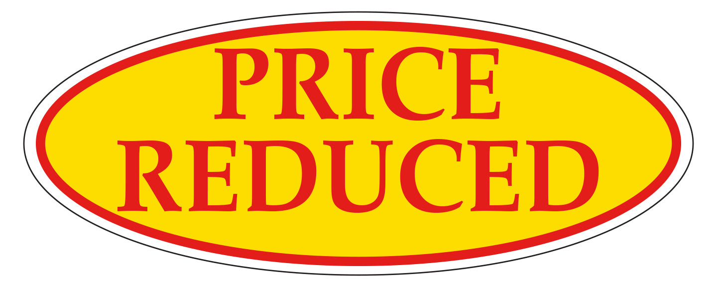 Oval Window Sticker (Red/Yellow)
