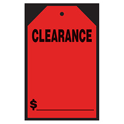 Windshield Stick On Tag - Clearance $______