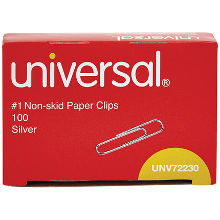 Paper Cips - #1 Non Skid - Qty. 100 Per Box, 10 Boxes Per Pack