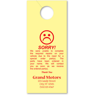 Custom Hang Tags