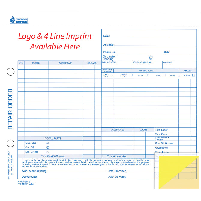 Repair Orders