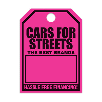 Custom Mirror Hang Tags
