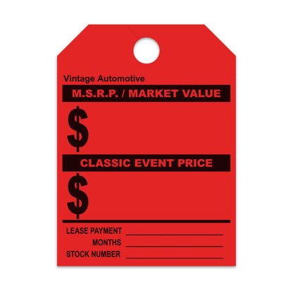 Custom Mirror Hang Tags