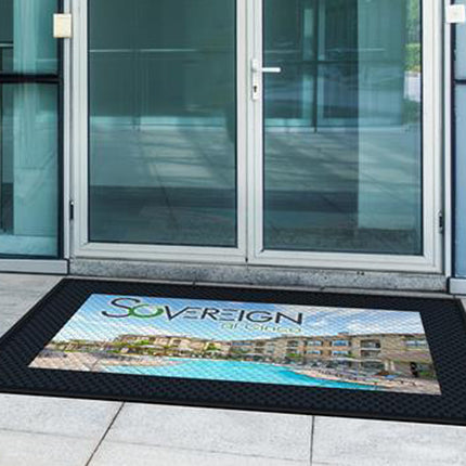 SuperScrape Impressions Logo Mat 6' x 8'