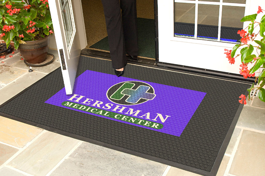 SuperScrape Impressions Logo Mat  6' x 6'