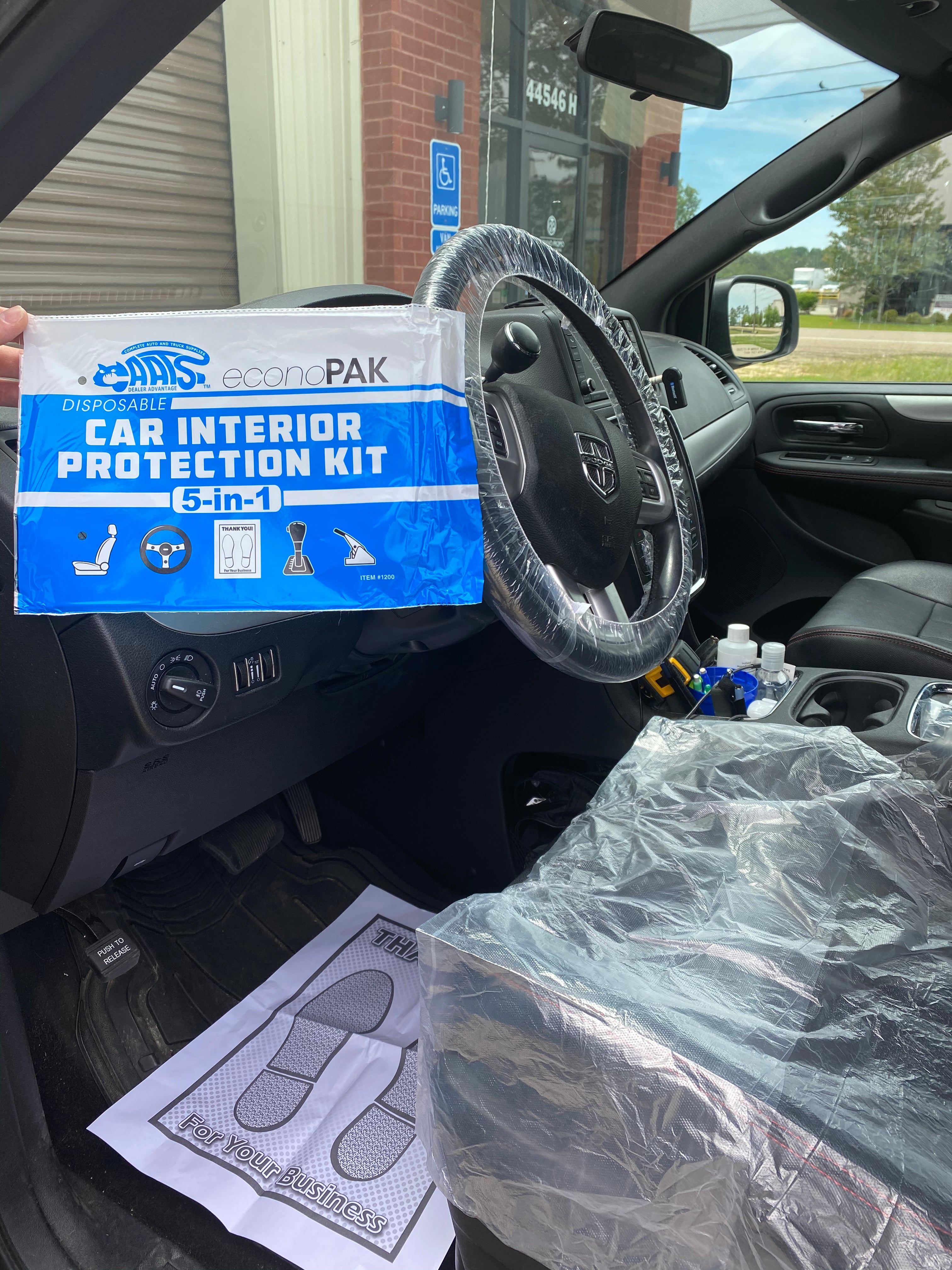 Service Car Protection Kit Disposable Car Interior Protection Kit – Romano Promo Dealer Supply
