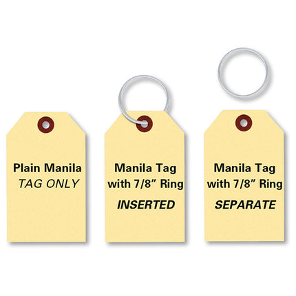 Manila Key Tags