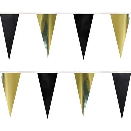 Metallic Triangle Pennants