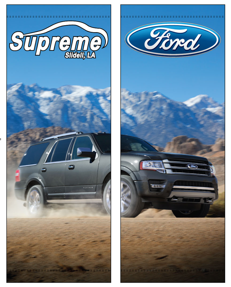 Custom Light Pole Banners