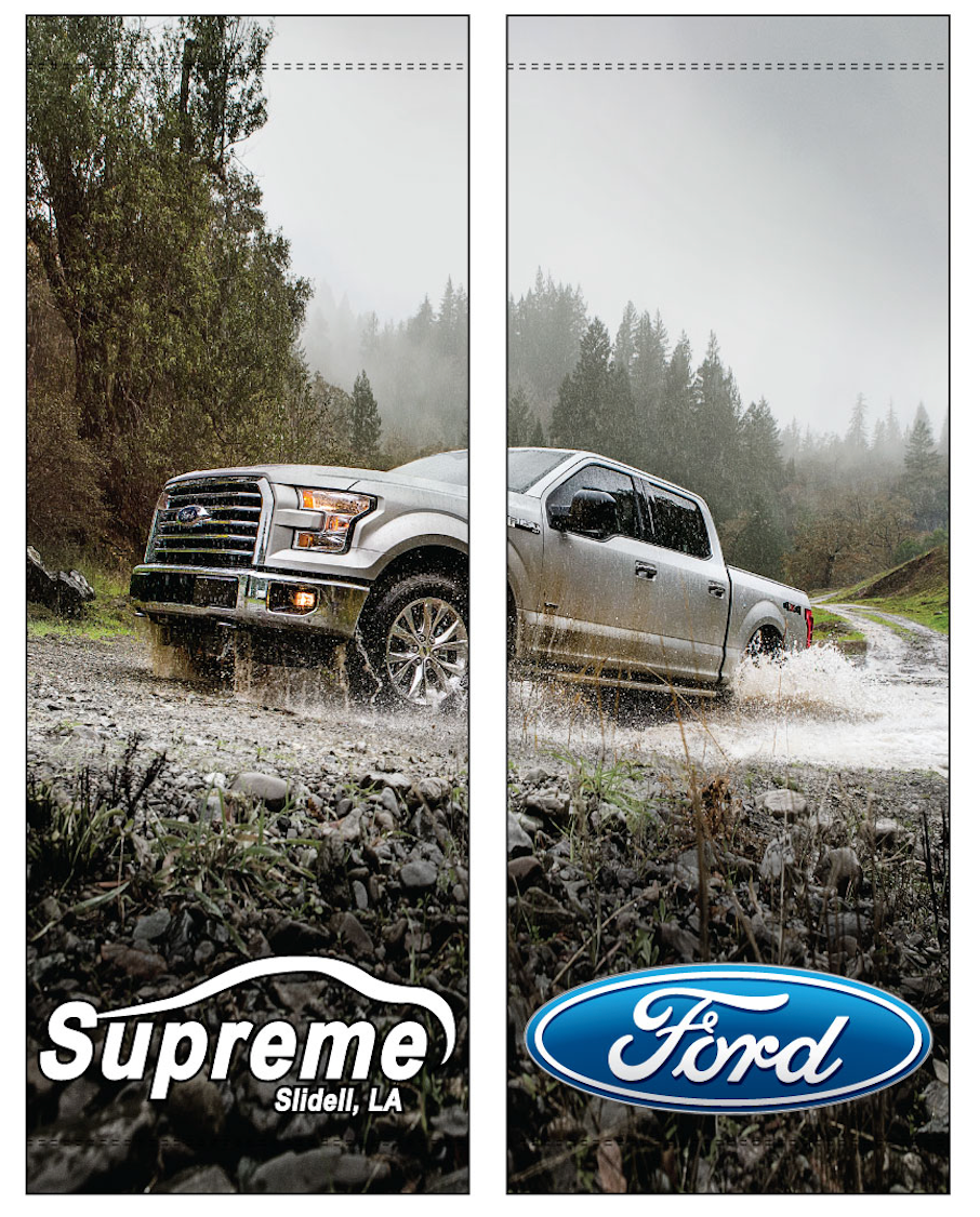 Custom Light Pole Banners