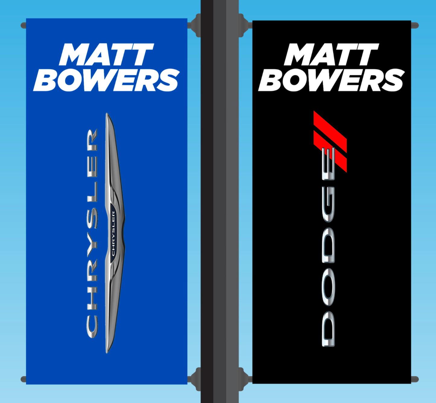 Custom Light Pole Banners
