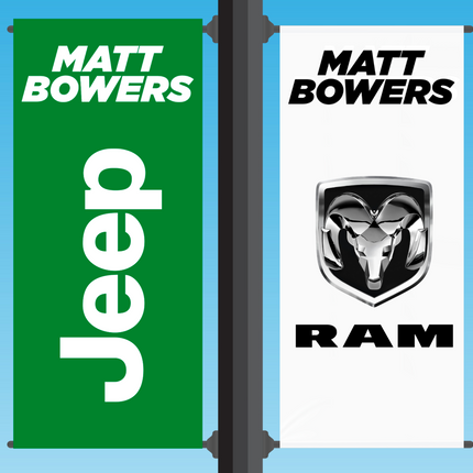 Custom Light Pole Banners