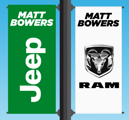 Custom Light Pole Banners