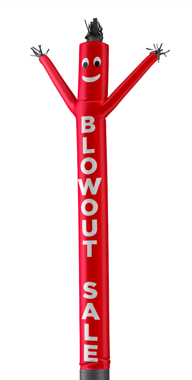 Air Dancer 20' - "BLOWOUT SALE" - Red