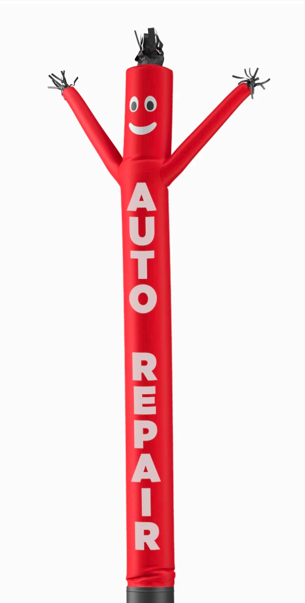Air Dancer 20' - "AUTO REPAIR" - Red