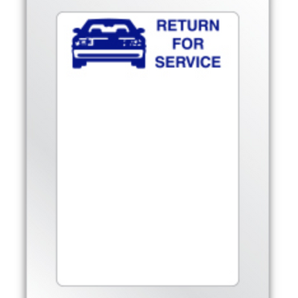 Roll Labels - Generic - Return for Service