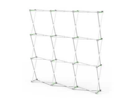 8ft Straight Velcro Fabric Pop Up Display