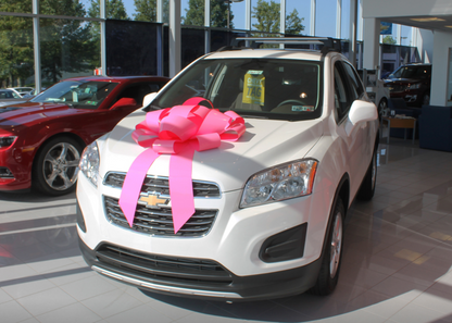 30" Magnetic Car Bow - Pink