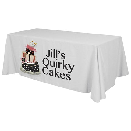 4 Sided Standard Table Throw (Front Print Only) Dye Sublimation