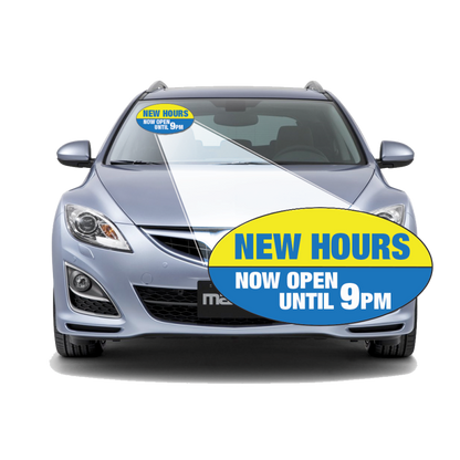 Custom Windshield Ovals